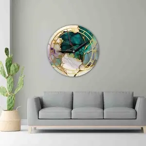 Modern Luxury <b>Silent</b> Quartz <b>Wall</b> <b>Clock</b> for Living Room Bedroom Office Decoration Available at Best Prices - Product Image 3