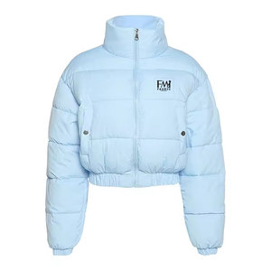 Chaquetas acolchadas cortas de invierno hechas en Pakistán para mujer, Color personalizado, transpirable, impermeable, ecológico para niñas - Product Image 1
