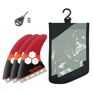 Ensemble de <span class=keywords><strong>3</strong></span> palmes de <span class=keywords><strong>surf</strong></span> en fibre de verre, simple/double languette, pour le <span class=keywords><strong>surf</strong></span>, avec sac à ailettes, vis à clé, plusieurs couleurs - Product Image 6