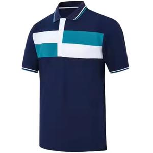 Camiseta de polo para hombre de último diseño, camisetas de golf de algodón 100% de alta calidad, lienzo de patrón sólido OEM ODM de Color liso más vendido - Product Image 2