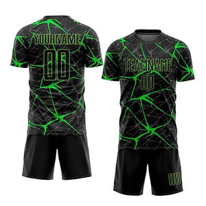 Best Quality Durable Sublimation Printing Soccer Wear Automated Cutting Adults' <b>Shirts</b> Tops for Football and Soccer Jersey - Product Image 1