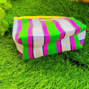 Bolsa de compras de alta calidad con etiqueta de logotipo de cremallera reutilizable de nailon reciclado respetuoso con el medio ambiente - Product Image 1