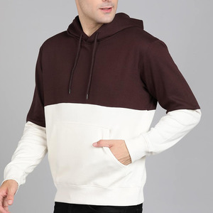 Sweat-shirts à capuche pour hommes Basics, mode personnalisée, 100% coton, couleur unie, surdimensionné, pull uni, doublé, anti-froissement - Product Image 5
