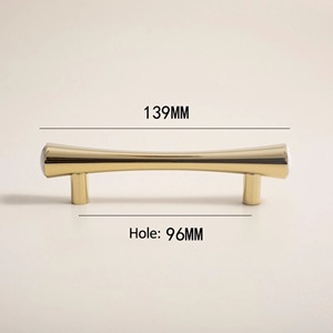 Poignée design dorée avec design blanc et bouton assorti Ensemble décoratif élégant pour la décoration intérieure et le mobilier - Product Image 6