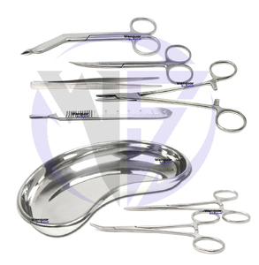 Wenquar ชุดเครื่องมือผ่าตัดขนาดเล็ก8ชิ้นพร้อมถาดไตชุดเครื่องมือผ่าตัดสแตนเลส - Product Image 2