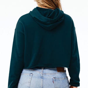 2025 nouvelles femmes vêtements confortable haut court sweats à capuche vente chaude qualité supérieure haut court sweats à capuche à vendre sweats à capuche pour femmes - Product Image 2