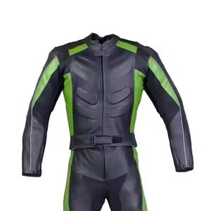 Combinaison en cuir de course de moto 2025 personnalisable de haute qualité bloquée par couleur respirante protection toutes saisons - Product Image 6