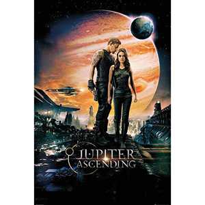 Póster de estilo moderno de Jupiter Ascending, lienzo con marco negro para decoración de pared - Product Image 2