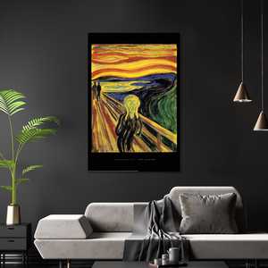 Affiche Le Cri d'Edvard Munch, design moderne pour utilisation murale - Product Image 2