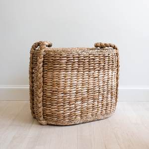 Panier en jacinthe d'eau à prix abordable pour rangement de garde-manger, comptoir de cuisine, conteneurs de rangement - Product Image 4