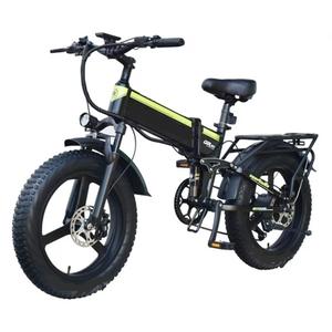 จักรยานไฟฟ้าล้อโต 20 นิ้ว รุ่นใหม่ล่าสุด ยาง 4.0 นิ้ว กำลังมอเตอร์ 750w 1000w แบตเตอรี่ถอดได้ 48V 12AH-5AH พร้อมคันเร่งและแป้นเหยียบ - Product Image 1