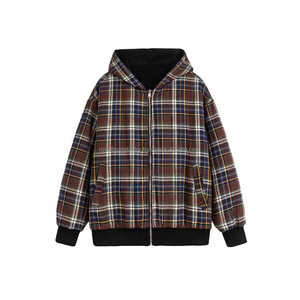 Sudadera con capucha personalizada estampada y bordada, con doble cremallera, corte holgado, hombros caídos, forro polar de doble capa, cremallera reversible, 100% algodón de alta calidad. - Product Image 6