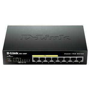 D-Link DGS 1008P SOHO Switch de Red Gigabit Ethernet de 8 Puertos PoE+ en Negro con 1000 Mbps Modelo 0385122 - Product Image 2