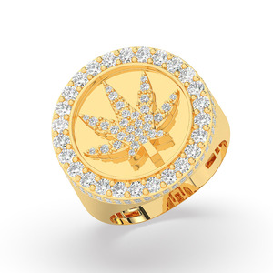 Anillo de Boda de Oro Blanco de 10k para Hombre con Diamantes Naturales de Corte Brillante, el Mejor Anillo de Diamantes para Hombre, Joyería Fina - Product Image 6