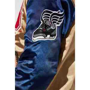 Vestes universitaires de baseball personnalisées OEM pour hommes, couleur polaire, manches en cuir, vêtements de ville, broderie en chenille, vestes d'hiver pour entraîneurs - Product Image 4