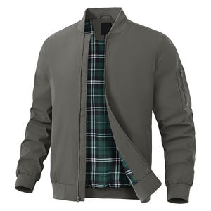 Chaqueta Cortavientos Informal de Exterior Personalizada de Alta Calidad y Transpirable, Chaqueta Clásica con Cremallera Impermeable de Alta Calidad para Hombre - Product Image 1
