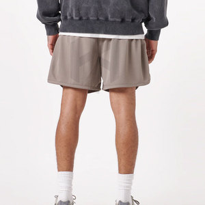 Pantalones cortos de malla de servicio OEM, pantalones cortos de malla de color liso personalizados para hombre, pantalones cortos de malla recién llegados para adultos - Product Image 5