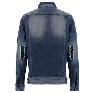 Newest Style <b>Long</b> Sleeve Denim Jacket for Women <b>Black</b> and Blue Cotton <b>Coat</b> with OEM Pockets Lady Jean Jacket Lady's Clothing - Product Image 2