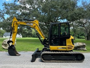 Mini-excavatrice JCB 85Z-1 NEUVE/OCCASION - Modèle 2020, 10001-20000 heures, cabine climatisée, prête à l'emploi, composants de pompe, moteur et PLC - Product Image 2