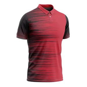 T-shirt Polo pour Hommes d'Affaires, Vêtements de Tennis et de Golf, Hauts à Manches Courtes, Séchage Rapide, Rayures, Coupe Slim, Polos Brodés - Product Image 3