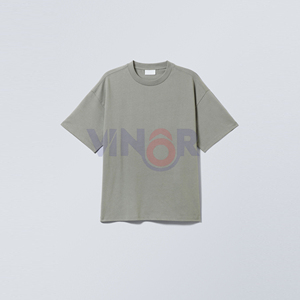 เสื้อยืดแขนสั้นสำหรับผู้ชายขนาดใหญ่พิเศษของผู้ชายเสื้อยืดโอเวอร์ไซส์แบบกำหนดเอง250gsm 100% ผ้าฝ้ายแบบสั่งทำ - Product Image 4