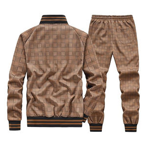 Ensemble de survêtement en polyester pour homme, fermeture éclair, respirant, athlétique, jogging, décontracté, salle de sport, fitness, entraînement - Product Image 2