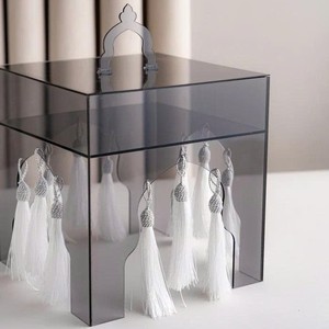 New Design Acrylic Mubarak <b>Box</b> With Accessories Wholesale Holiday <b>Gift</b> Packaging For Ramadan & <b>Eid</b> Decoration - Product Image 5