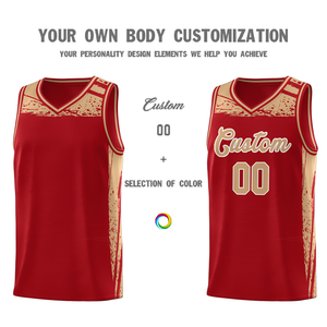 Conjunto de Uniforme de Baloncesto Rojo Personalizado por Sublimación, Nombre del Equipo Masculino, Número, Uniforme Reversible al por Mayor - Product Image 5
