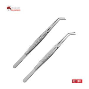 Instruments chirurgicaux dentaires de haute qualité Pince à épiler en coton et pansement 6 "Lot de 2 pièces avec embouts dentelés Pince autobloquante - Product Image 4