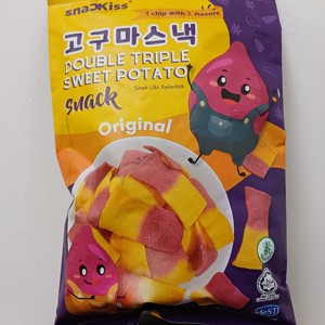 มันเทศมังสวิรัติฮาลาลและชิปฟักทองเนื้อกึ่งนุ่มพร้อมรับประทานขนมขบเคี้ยวจากกระบวนการทอดแบบดั้งเดิมของมาเลเซีย - Product Image 5