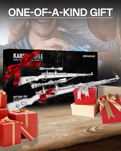 ปืนไรเฟิล Piececool <span class=keywords><strong>Kar98k</strong></span> ชุดตัวต่อโลหะ 3 มิติ DIY ชุดประกอบโมเดล ของเล่นเสริมทักษะ จิ๊กซอว์ ของขวัญสำหรับผู้ใหญ่และวัยรุ่น - Product Image 6