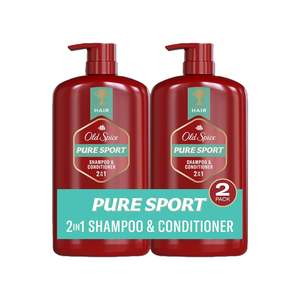 Champú y Acondicionador 2 en 1 Old Spice para Hombre, para Todo Tipo de Cabello, Pure Sport, Cabello con Apariencia Más Saludable, Voluminoso e Hidratado - Product Image 1