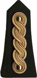 OEM, venta al por mayor, charreteras de cordón trenzado dorado de 3 capas, uniforme ceremonial, hombreras metálicas doradas, uniformes protectores de nudos - Product Image 3