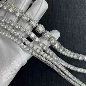 Superbe Offre Chaîne Tennis en Argent 925 avec Diamants Moissanite VVS – Bijou Chaîne Tennis Colorée - Product Image 4