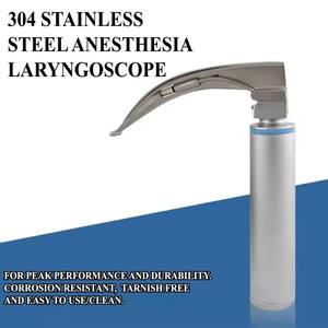 Ensemble de laryngoscope LED vétérinaire professionnel, kit d'anesthésie, outil d'intubation d'urgence, lames Macintosh Miller en acier inoxydable - Product Image 3