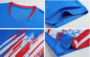 Maillot d'entraînement de football en polyester 100% unisexe, imprimé par sublimation personnalisée, combinaison de football pour jeunes et adultes de différentes tailles - Product Image 2