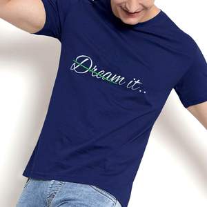 Camisetas de algodón 100% del fabricante al por mayor de alta calidad para hombre fáciles de ajustar con cuello en V y cuello redondo estilos tejido de punto transpirable - Product Image 2