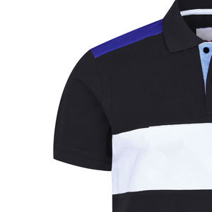 Venta al por mayor 100% algodón de manga corta POLO camisas de polo de color sólido para los hombres - Product Image 3