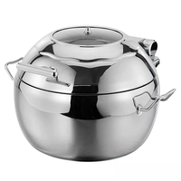 Suppen wärmer Restaurant Edelstahl Große Heizung mit Stand Catering Ausrüstung Kommerzielle Runde Buffet Hotel Chafing Dish
