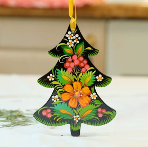Adornos Navideños de Madera Vintage al por Mayor, Hechos a Mano, Estilo Moderno, Acabado Brillante Ecológico, Personalizables para Decoración Navideña - Product Image 1