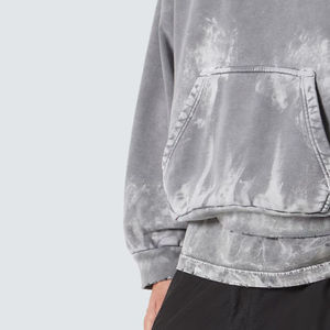 Hoodies Men Hot Sell Water Washed <b>Sweatshirts</b> <b>Vintage</b> Acid Wash Hoodie Sweatpants Men's hoodies Set - Product Image 5