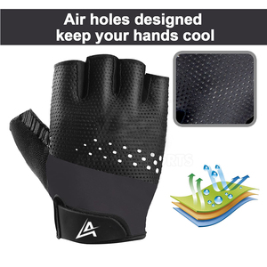 Gants de cyclisme unisexes Gants de sport pour vélo Gants demi-doigts de qualité supérieure Gants de cyclisme pour hommes - Product Image 2