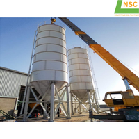 Silo Verticale per Cemento per Stoccaggio di Materiali in Polvere, Produzione di Calcestruzzo e Applicazioni Industriali