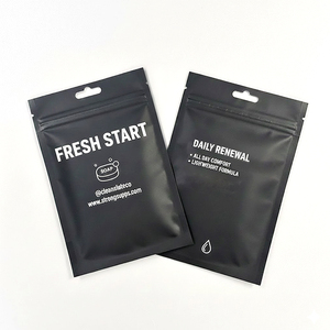 Bolsa <span class=keywords><strong>de</strong></span> Mylar Plástica con Ventana Transparente Pequeña y Cierre Ziplock <span class=keywords><strong>de</strong></span> 3 Lados, Logotipo Personalizado al por Mayor y con Bajo MOQ - Product Image 4