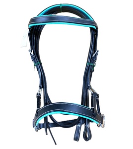 Rembourrage souple en cuir noir de qualité supérieure pour l'équitation et l'équitation - Product Image 5