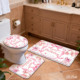 Custom Printed <b>Mat</b> <b>Bathroom</b> Rug <b>Set</b> for <b>Bathroom</b> Non-Slip Shower Curtain Bath <b>Mat</b> - Product Image 3