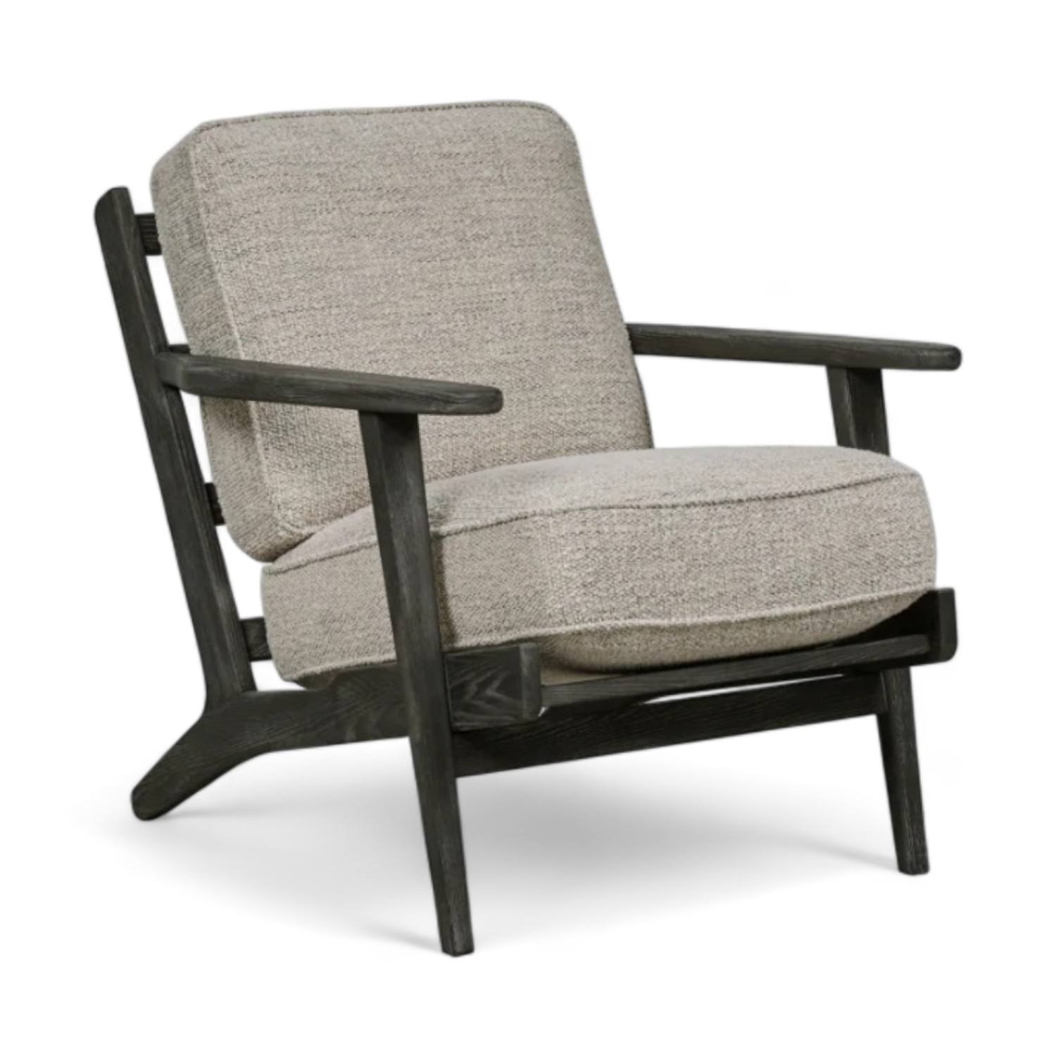 Black Teak Wood + custom waterproof Cushion color