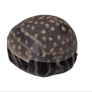 Perruque et toupet 100% cheveux humains, cheveux vierges chinois Remy, prothèse Taz Hair BD Lace Front Water Wave - Product Image 2