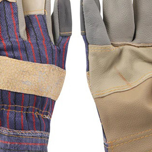 Guantes de trabajo de cuero para muebles de la mejor calidad, guantes de trabajo de aparejo canadiense, guantes de cuero para trabajo de carpintería de construcción de Pakistán - Product Image 6