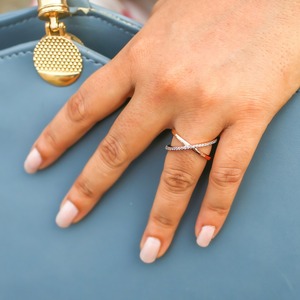 2025 moda S925 plata esterlina nuevo circón personalizado Cruz joyería anillo fino hecho a mano elegante boda regalo de cumpleaños para mujeres - Product Image 2